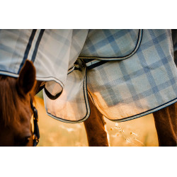 Couverture anti-mouches Horseware Newmarket Plus Marine witney Bleu marine