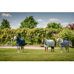 Couverture anti-mouches Horseware Newmarket Plus Marine witney Bleu marine