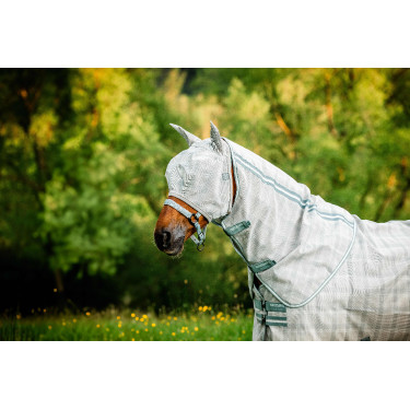 Couverture anti-mouches Horseware Newmarket Plus Charbon de bois witney Gris