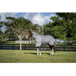 Couverture anti-mouches Horseware Rambo Protector disque Argent / marine Couverture anti-mouches Horseware Rambo Protector disque Argent / marine
