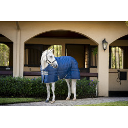 Couverture d'écurie Horseware Amigo Ripstop Insulator 50g Marine / gris titanium Bleu marine Couverture d'écurie Horseware Amigo Ripstop Insulator 50g Marine / gris titanium Bleu marine