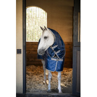 Couverture d'écurie Horseware Amigo Ripstop Insulator Plus 550g Marine / gris titanium Bleu marine Couverture d'écurie Horseware Amigo Ripstop Insulator Plus 550g Marine / gris titanium Bleu marine