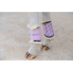 Guêtres Turnout Kentucky mouton Vegan Sammy Collection Licorne Rose clair Guêtres Turnout Kentucky mouton Vegan Sammy Collection Licorne Rose clair