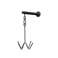 Porte-bridon Grooming Deluxe 4 branches fixation murale Noir