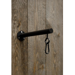 Porte-bridon Grooming Deluxe 4 branches fixation murale Noir