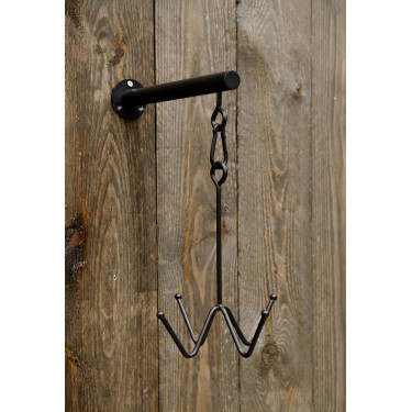 Porte-bridon Grooming Deluxe 4 branches fixation murale Porte-bridon Grooming Deluxe 4 branches fixation murale