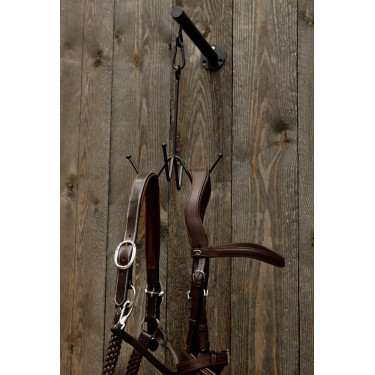 Porte-bridon Grooming Deluxe 4 branches fixation murale Porte-bridon Grooming Deluxe 4 branches fixation murale