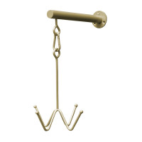 Porte-bridon Grooming Deluxe 4 branches fixation murale Noir