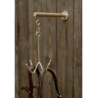 Porte-bridon Grooming Deluxe 4 branches fixation murale Noir
