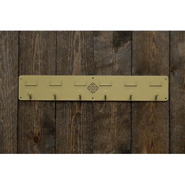 Porte-bridon Grooming Deluxe 6 crochets et porte-nom Porte-bridon Grooming Deluxe 6 crochets et porte-nom