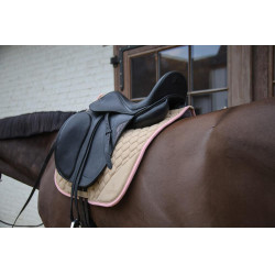 Tapis de selle Kentucky Softshell Onion Quilt Dressage Beige