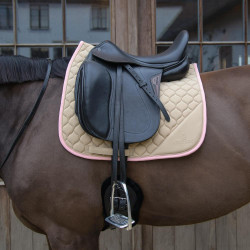 Tapis de selle Kentucky Softshell Onion Quilt Dressage Beige