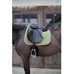 Tapis de selle Kentucky Softshell Onion Quilt Dressage Khaki Kaki