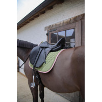 Tapis de selle Kentucky Softshell Onion Quilt Dressage Khaki Kaki