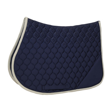 Tapis de selle Kentucky Softshell Onion Quilt Jumping Marine Bleu marine