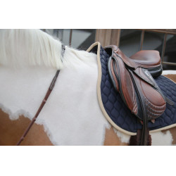 Tapis de selle Kentucky Softshell Onion Quilt Jumping Marine Bleu marine