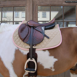 Tapis de selle Kentucky Softshell Onion Quilt Jumping Beige