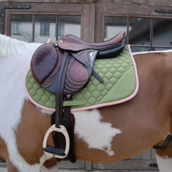 Tapis de selle Kentucky Softshell Onion Quilt Jumping Khaki Kaki