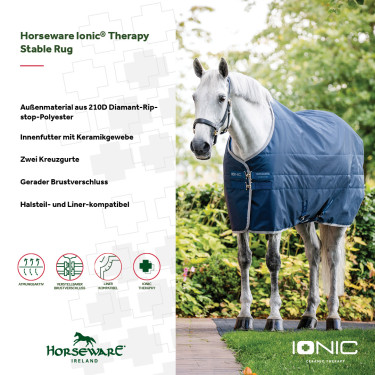 Couverture d'écurie Horseware Ionic Therapy 50g Couverture d'écurie Horseware Ionic Therapy 50g
