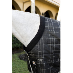 Couverture d'écurie Horseware Rhino 350g VL Noir / carreaux blanc gris Couverture d'écurie Horseware Rhino 350g VL Noir / carreaux blanc gris