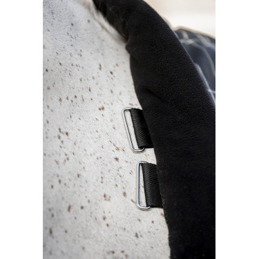 Couverture d'écurie Horseware Rhino 350g VL Noir / carreaux blanc gris Couverture d'écurie Horseware Rhino 350g VL Noir / carreaux blanc gris