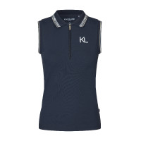 Polo sans manches Kingsland KLNaira en maille piquée femme Marine Bleu marine