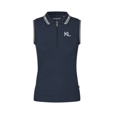 Polo sans manches Kingsland KLNaira en maille piquée femme Polo sans manches Kingsland KLNaira en maille piquée femme