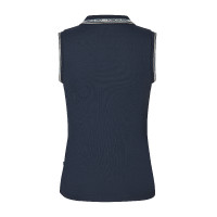 Polo sans manches Kingsland KLNaira en maille piquée femme Marine Bleu marine