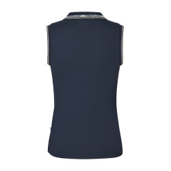 Polo sans manches Kingsland KLNaira en maille piquée femme Marine Bleu marine