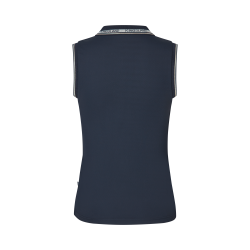 Polo sans manches Kingsland KLNaira en maille piquée femme Marine Bleu marine Polo sans manches Kingsland KLNaira en maille piquée femme Marine Bleu marine