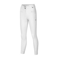 Pantalon Kingsland KLKerry sans couture fond intégral femme morphologies en H Blanc