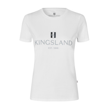 T-shirt Logo Kingsland Classic femme Blanc