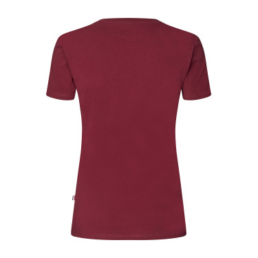 T-shirt Logo Kingsland Classic femme New burgundy Rouge