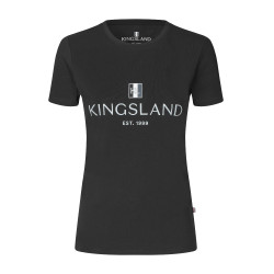 T-shirt Logo Kingsland Classic femme Noir