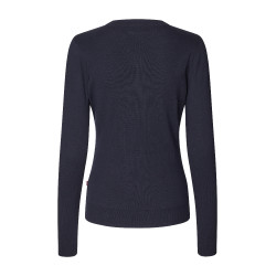 Pull Kingsland col en V Classic femme Marine Bleu marine