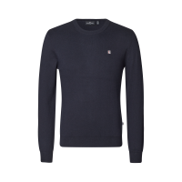 Pull col rond Kingsland Classic homme Marine Bleu marine