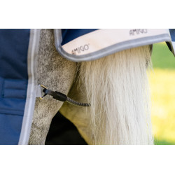 Couverture Horseware Amigo 1200D Plus Poney Turnout 0g Marine / gris titane / argent Bleu marine Couverture Horseware Amigo 1200D Plus Poney Turnout 0g Marine / gris titane / argent Bleu marine