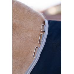 Couverture Horseware Amigo 1200D Poney Turnout 50g Noir / gris titane / argent