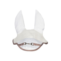 Bonnet anti-mouches HKM Golden Bit Blanc