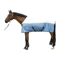 Couverture anti-mouches HKM Colourful Bleu gris Couverture anti-mouches HKM Colourful Bleu gris