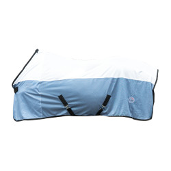 Couverture anti-mouches HKM Colourful Bleu gris Couverture anti-mouches HKM Colourful Bleu gris