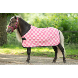 Couverture séchante HKM Henni shettys Rose foncé / rose Couverture séchante HKM Henni shettys Rose foncé / rose