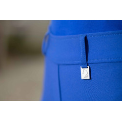 Legging HKM Amalfi fond 1/1 en silicone Bleu royal