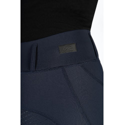 Legging HKM Jil taille haute fond 1/1 en silicone Bleu foncé