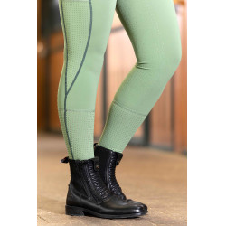 Legging HKM Juna fond 1/1 en silicone Jade Bleu Legging HKM Juna fond 1/1 en silicone Jade Bleu