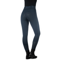 Legging HKM Juna fond 1/1 en silicone Bleu foncé Legging HKM Juna fond 1/1 en silicone Bleu foncé