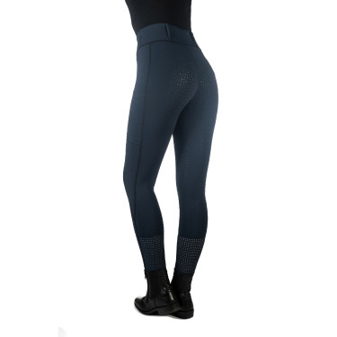 Legging HKM Juna fond 1/1 en silicone Bleu foncé