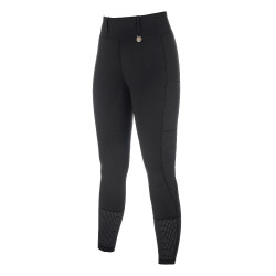 Legging HKM Juna fond 1/1 en silicone Noir
