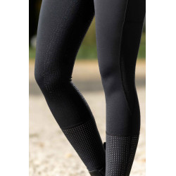 Legging HKM Juna fond 1/1 en silicone Noir