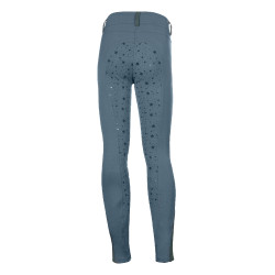 Legging HKM Pony Dream II fond 1/1 en silicone Bleu gris